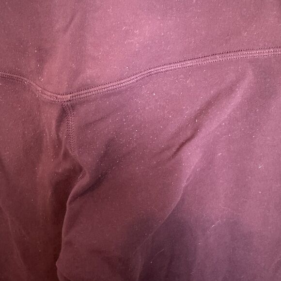 Lululemon Align High-Rise Crop 20” Maroon Leggings Size 4 - Picture 5 of 10